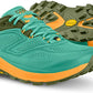 Tênis de corrida Topo Ultraventure 2 feminino, turquesa/dourado, tamanho 11 B, médio, EUA