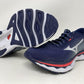 Tênis de corrida Mizuno Wave Sky 5 feminino azul-pecã