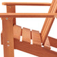 Wooden Kid's Adirondack Chair for Indoor and Outdoor Use