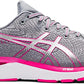 Tênis de corrida feminino ASICS Gel Cumulus 24 Sheet Rock/Rosa/Cinza 10 B (M) EUA
