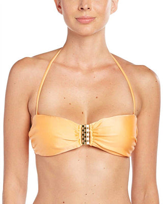 Vix - Gold Detail Bandeau Bikini Top