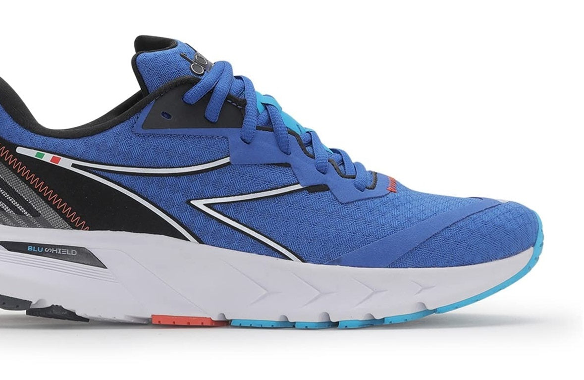 Tênis Diadora Mythos Blushield Volo 2 Masculino Preto/Branco/Laranja