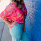 Ivy Jane - Popover Satin Dolman Top