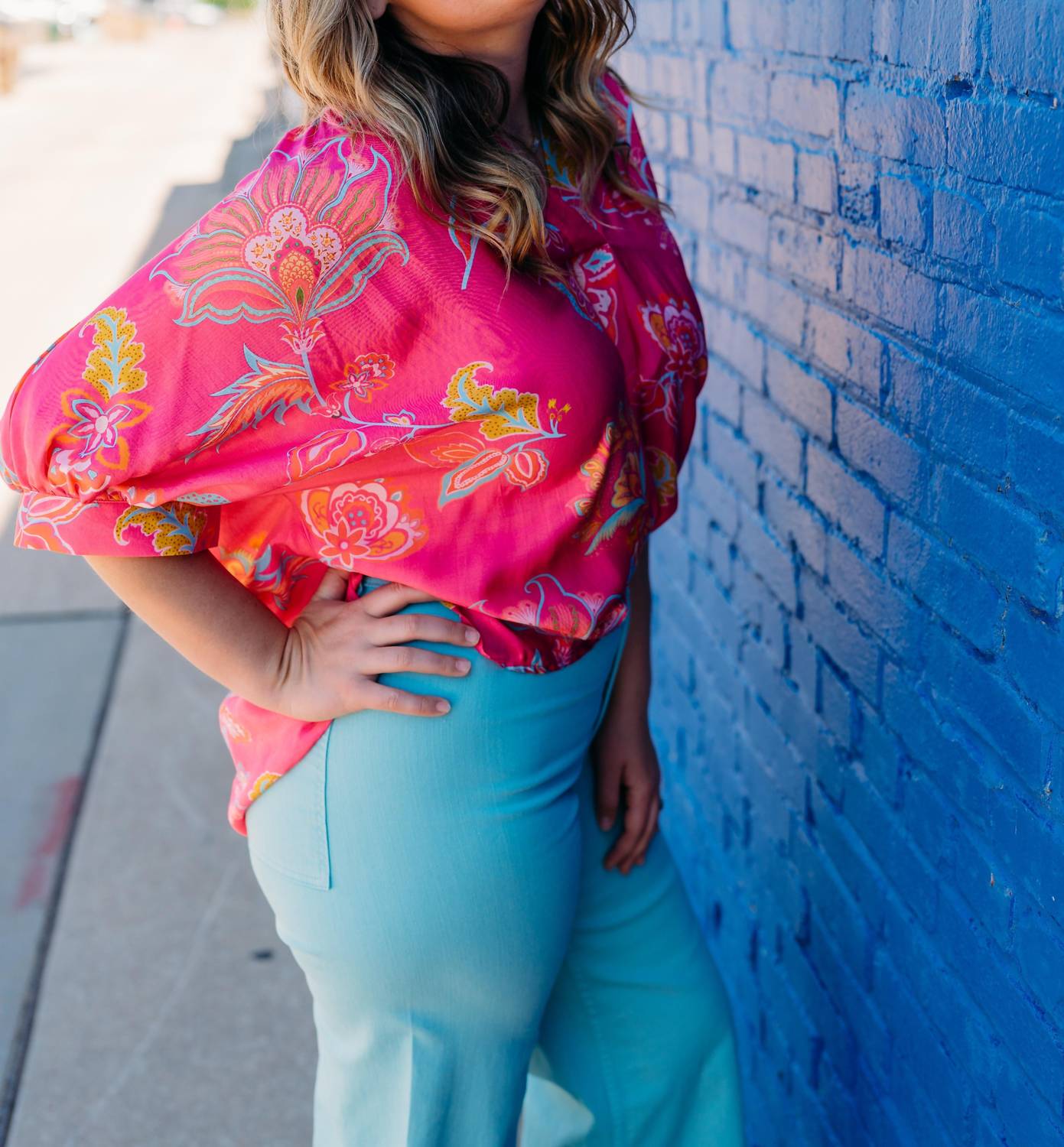 Ivy Jane - Popover Satin Dolman Top