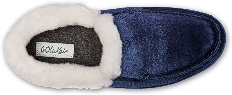 Chinelo Feminino Olukai Azul Tamanho 5 B (M) EUA