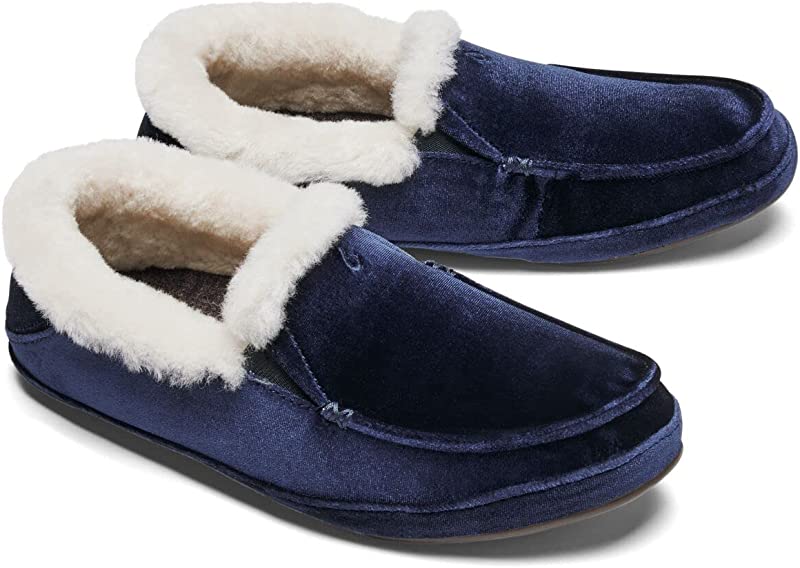 Chinelo Feminino Olukai Azul Tamanho 5 B (M) EUA