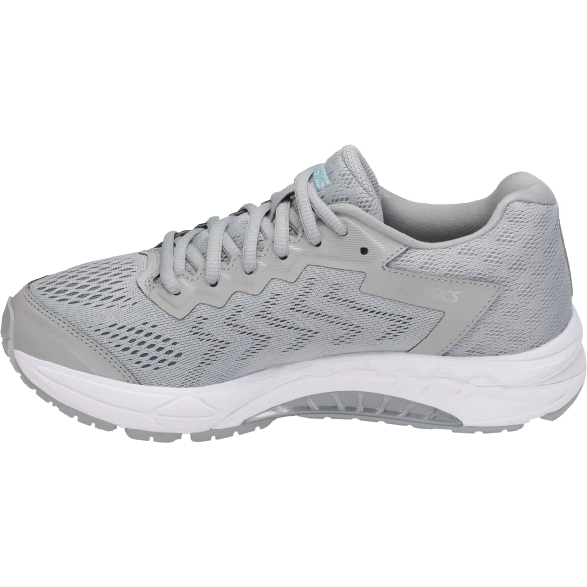 Tênis de corrida Asics Gel Fortitude 8 feminino cinza/branco tamanho 11 B (M) EUA