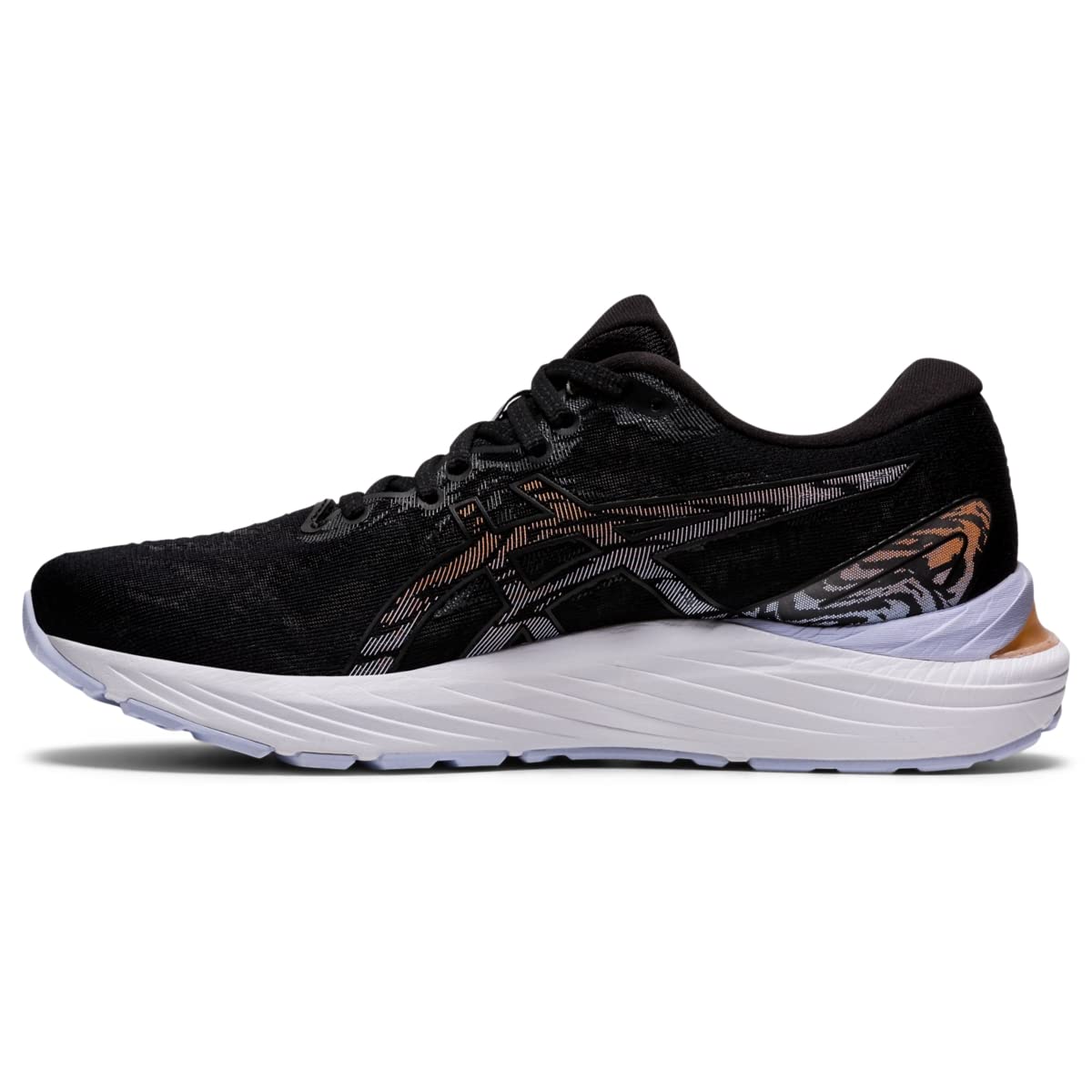 Tênis de corrida feminino Asics Gel Cumulus 23, preto, tamanho 6 B (M) EUA