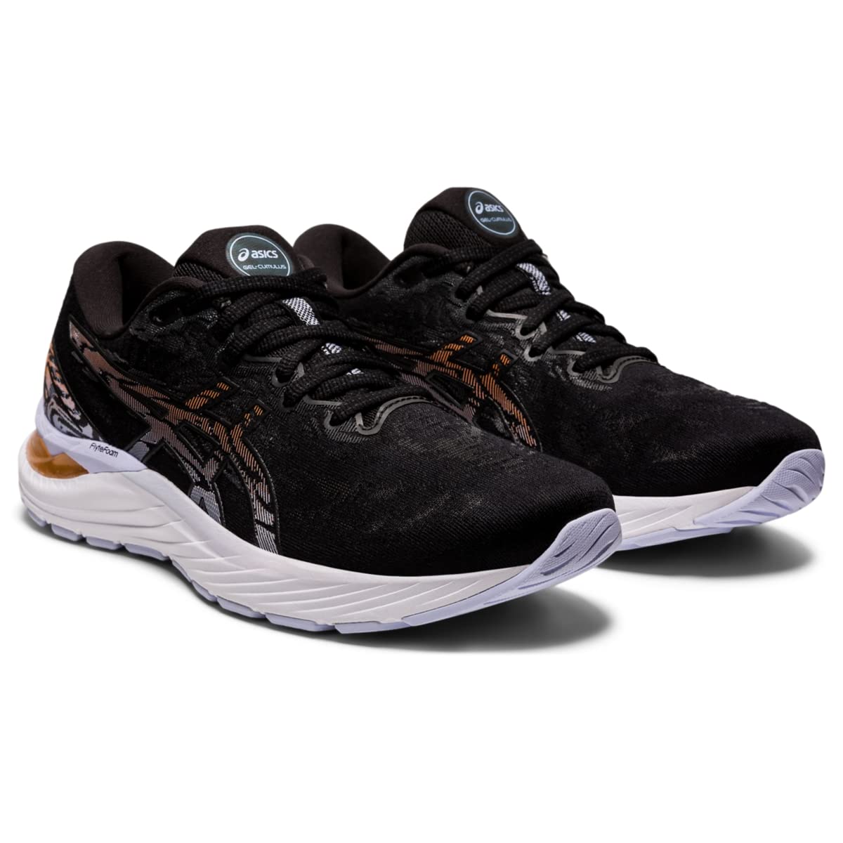 Tênis de corrida feminino Asics Gel Cumulus 23, preto, tamanho 6 B (M) EUA