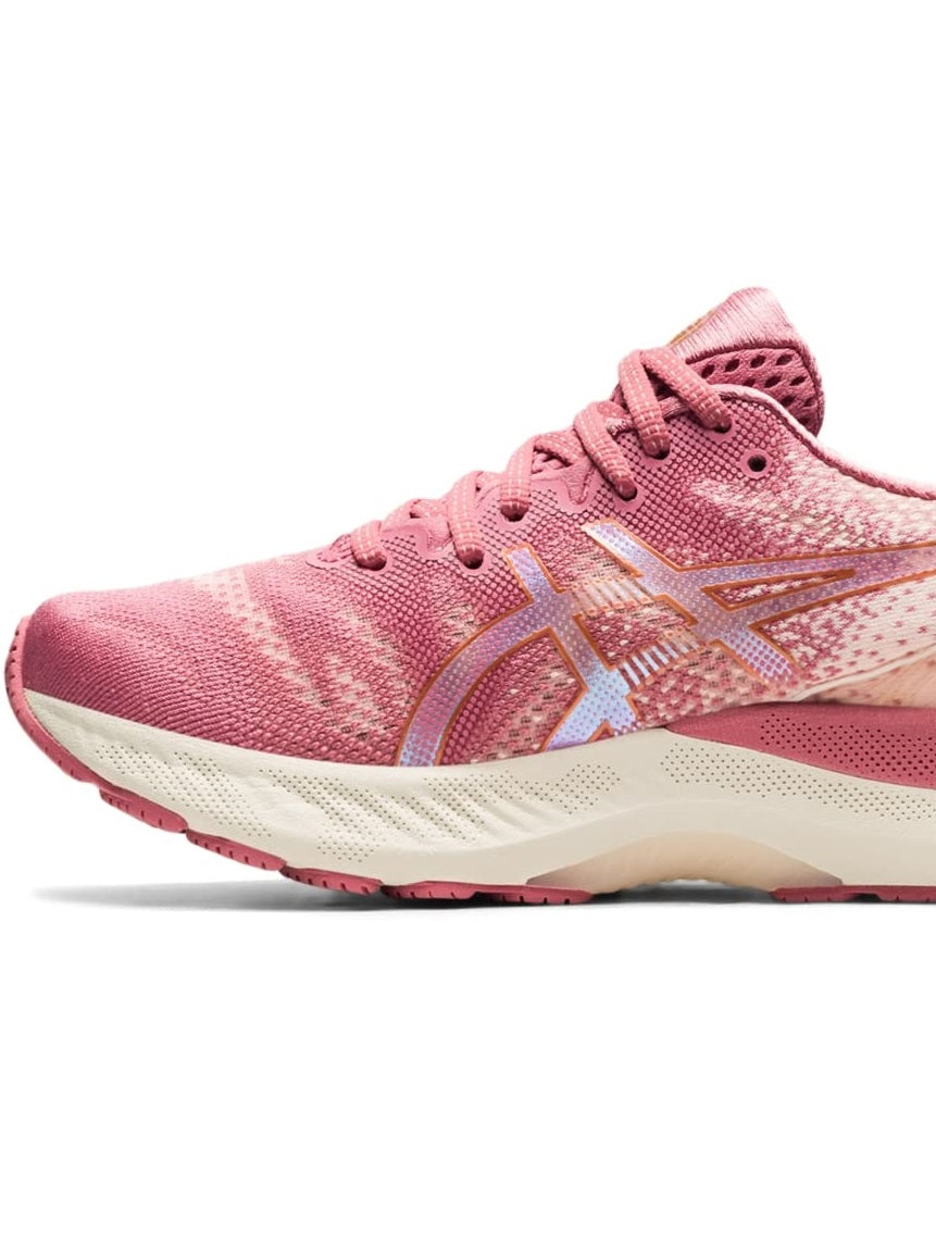 Tênis de corrida feminino Asics Gel Nimbus 23 rosa tamanho 6 B (M) EUA
