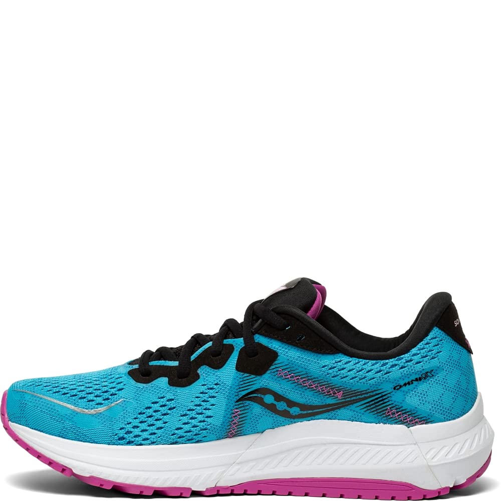 Tênis de corrida feminino Saucony Omni 20, azul, tamanho 11,5 B (M) EUA