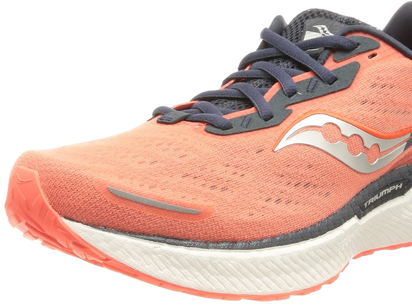 Tênis de corrida feminino Saucony Triumph 19 Sunstone/Laranja escuro, tamanho 6 B (M) EUA