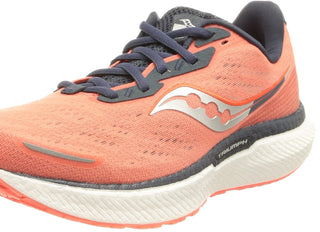 Tênis de corrida feminino Saucony Triumph 19 Sunstone/Laranja escuro, tamanho 6 B (M) EUA