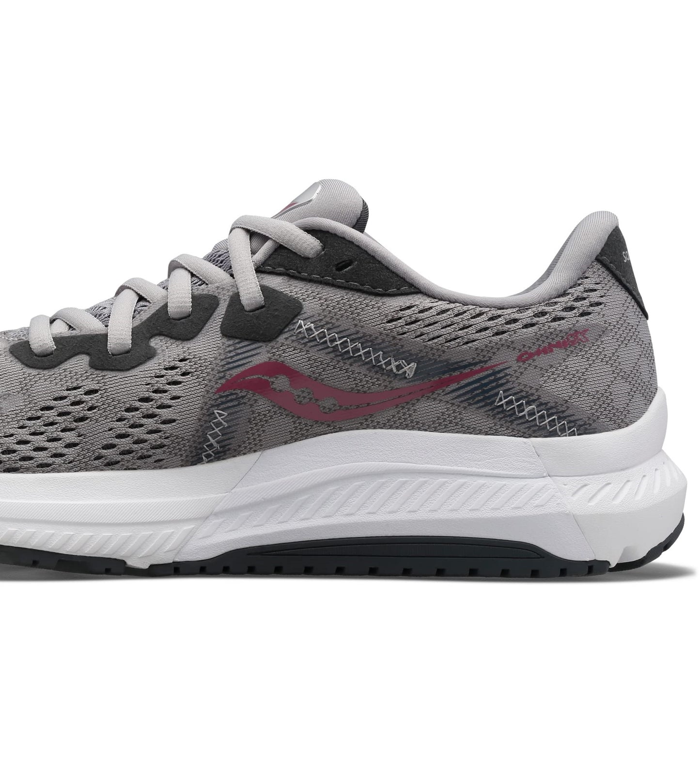 Tênis de corrida feminino Saucony Omni 20 cinza