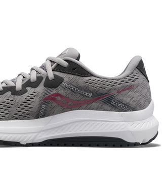Tênis de corrida feminino Saucony Omni 20 cinza