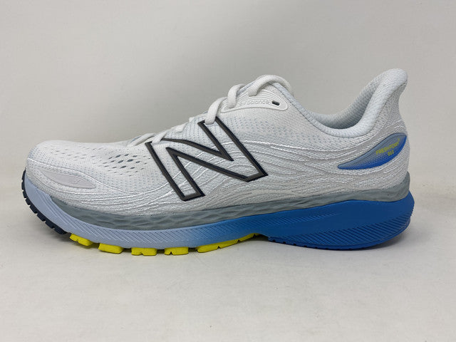 Tênis de corrida masculino New Balance X 860 V12, branco/hélio, tamanho 9 D (M) EUA