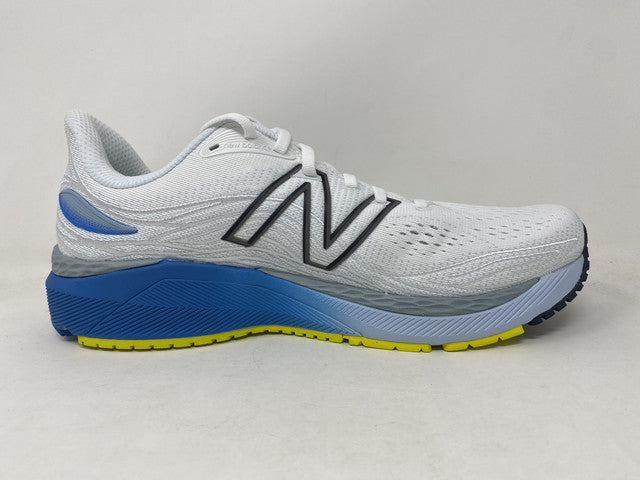 Tênis de corrida masculino New Balance X 860 V12, branco/hélio, tamanho 9 D (M) EUA