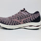 Tênis de corrida Mizuno Wave Rider 24 Knit feminino, roxo, tamanho 6 B (M) EUA
