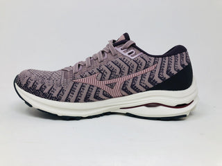 Tênis de corrida Mizuno Wave Rider 24 Knit feminino, roxo, tamanho 6 B (M) EUA