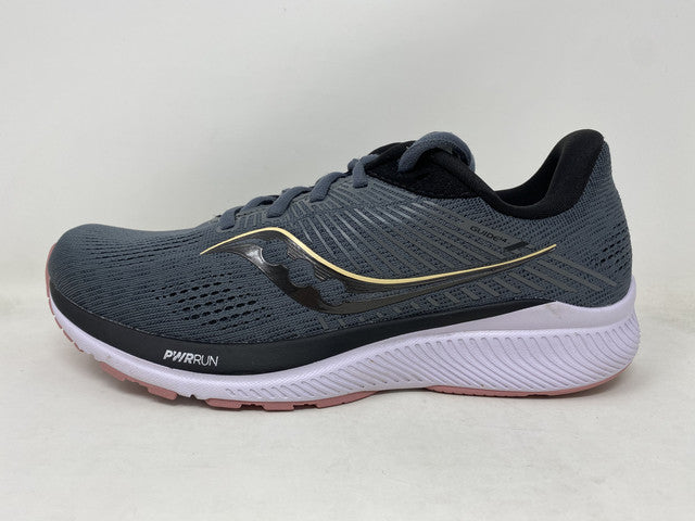 Tênis de corrida Saucony Guide 14 feminino, cinza, tamanho 9 B (M) EUA