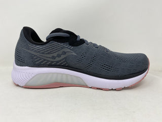 Tênis de corrida Saucony Guide 14 feminino, cinza, tamanho 9 B (M) EUA