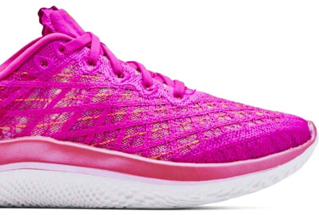 Tênis de corrida Under Armour Flow Velociti Wind feminino rosa