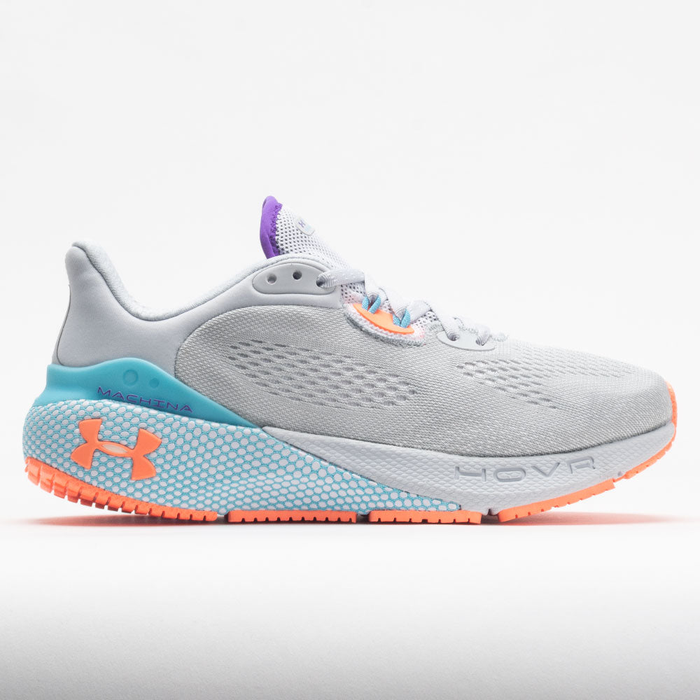 Tênis de corrida Under Armour Hovr Machina 3 feminino, cinza/azul, tamanho 9 B (M) EUA