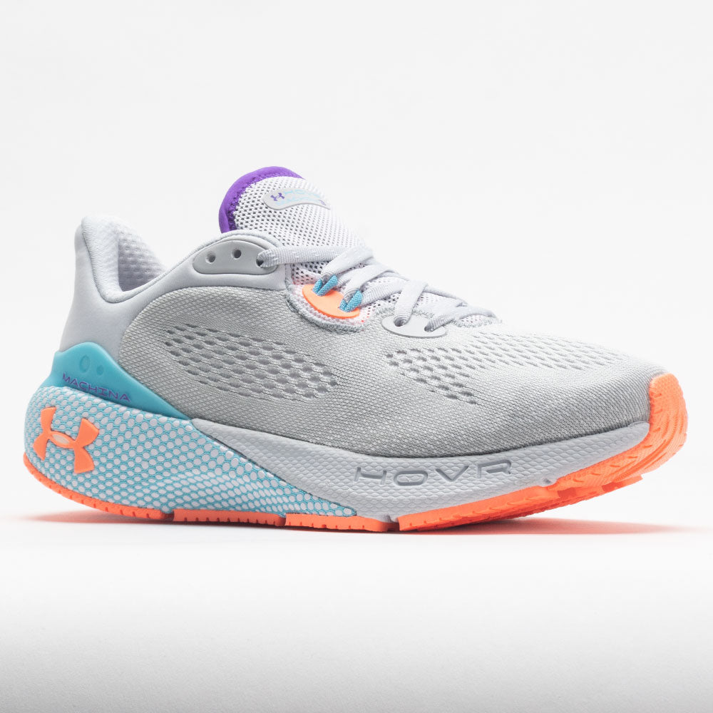 Tênis de corrida Under Armour Hovr Machina 3 feminino, cinza/azul, tamanho 9 B (M) EUA