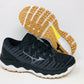 Tênis de corrida Mizuno Wave Sky 4 Knit feminino, Dark Shadow, tamanho 6 B (M) EUA
