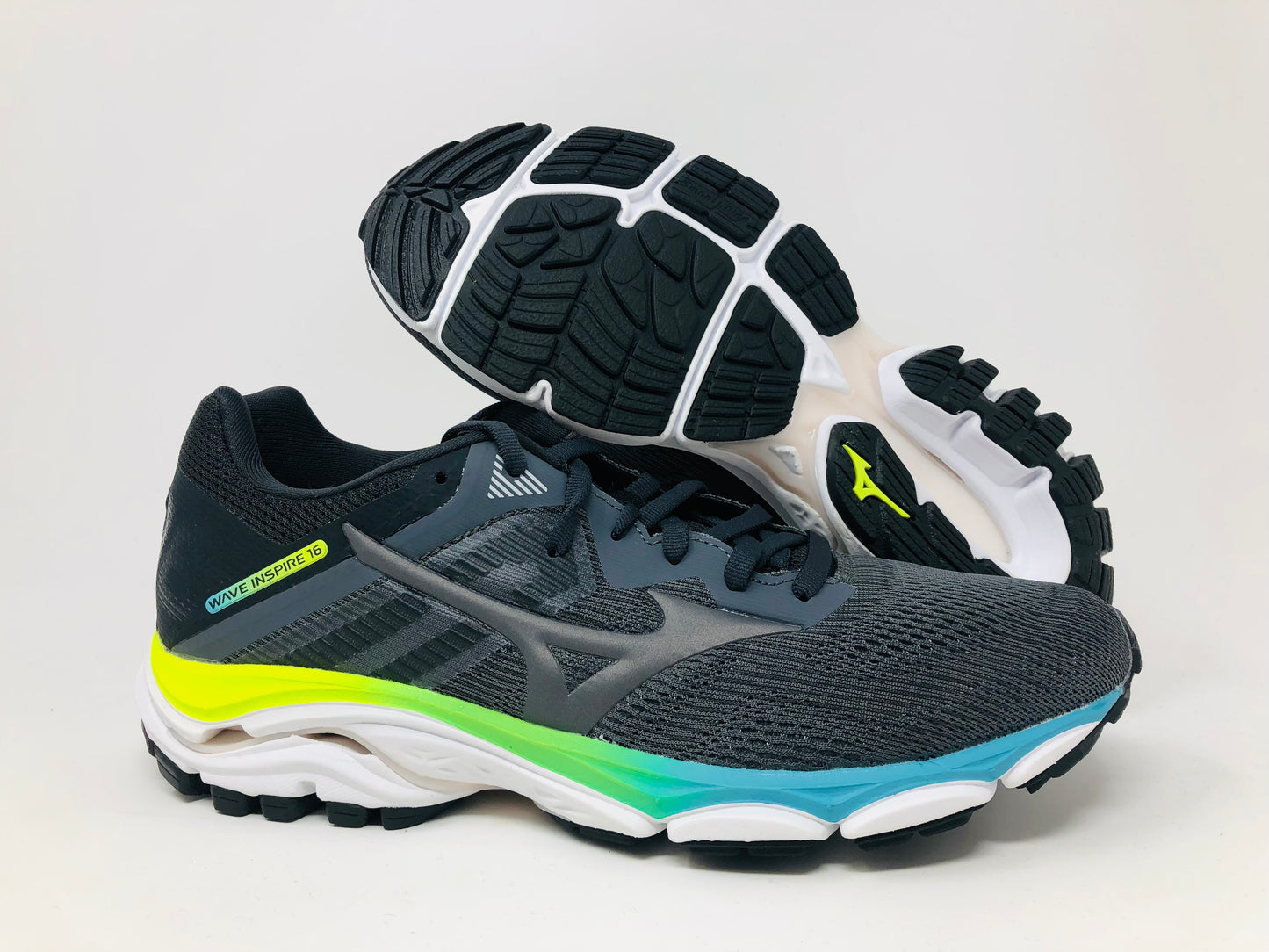 Tênis de corrida Mizuno Wave Inspire 16 feminino, azul, tamanho 6 B (M) EUA