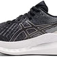 Tênis de corrida feminino ASICS Glideride 2, preto/branco, tamanho 11 B, médio, EUA