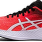 Tênis de corrida feminino ASICS Magic Speed ​​Sunrise VERMELHO/Branco tamanho 6,5 B Médio EUA