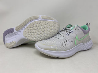 Tênis de corrida Nike React Miler 2 feminino, verde platina, tamanho 6,5 B (M) EUA