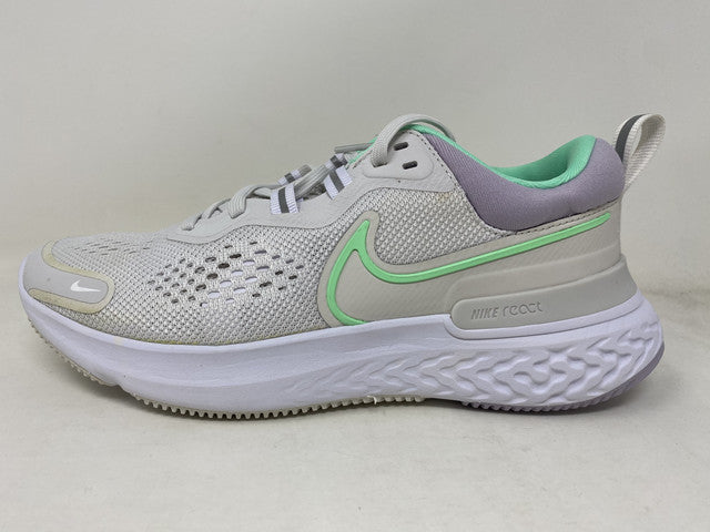 Tênis de corrida Nike React Miler 2 feminino, verde platina, tamanho 6,5 B (M) EUA