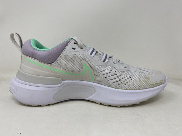 Tênis de corrida Nike React Miler 2 feminino, verde platina, tamanho 6,5 B (M) EUA