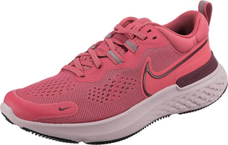 Tênis de corrida Nike React Miler 2 feminino, rosa arqueado/beterraba, tamanho 6,5 B, médio, EUA