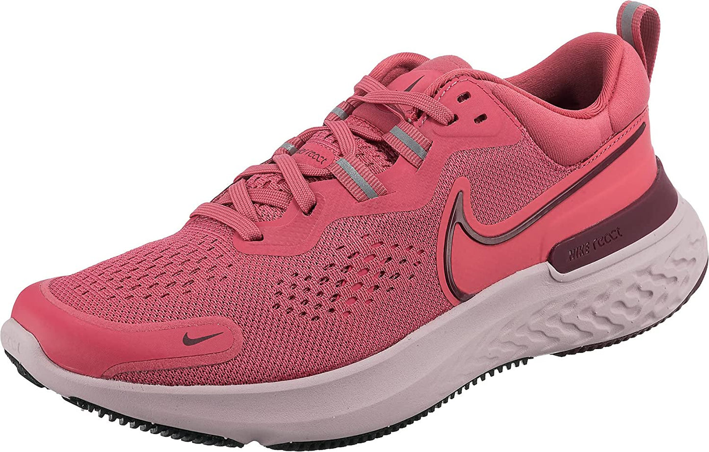Tênis de corrida Nike React Miler 2 feminino, rosa arqueado/beterraba, tamanho 11 B, médio, EUA
