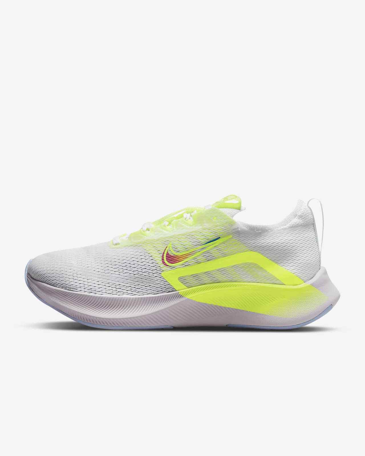 Tênis de corrida Nike Zoom Fly 4 feminino amarelo