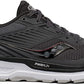 Tênis de corrida Saucony Echelon 8 feminino, preto, carvão/cereja