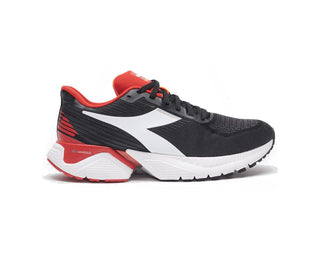 Tênis de corrida Diadora Mythos Blushield Vigore masculino, preto, tamanho 8,5 D, médio, EUA