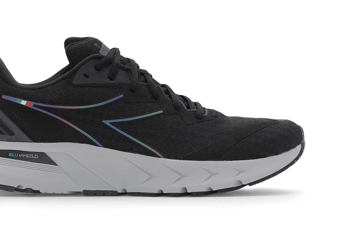 Tênis Diadora Mythos Blushield Volo 2 Masculino Preto Tamanho 12,5 D Médio EUA