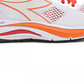 Tênis Diadora Mythos Blushield 7 Vortice Feminino Branco/Vermelho Tamanho 6,5 B Médio EUA