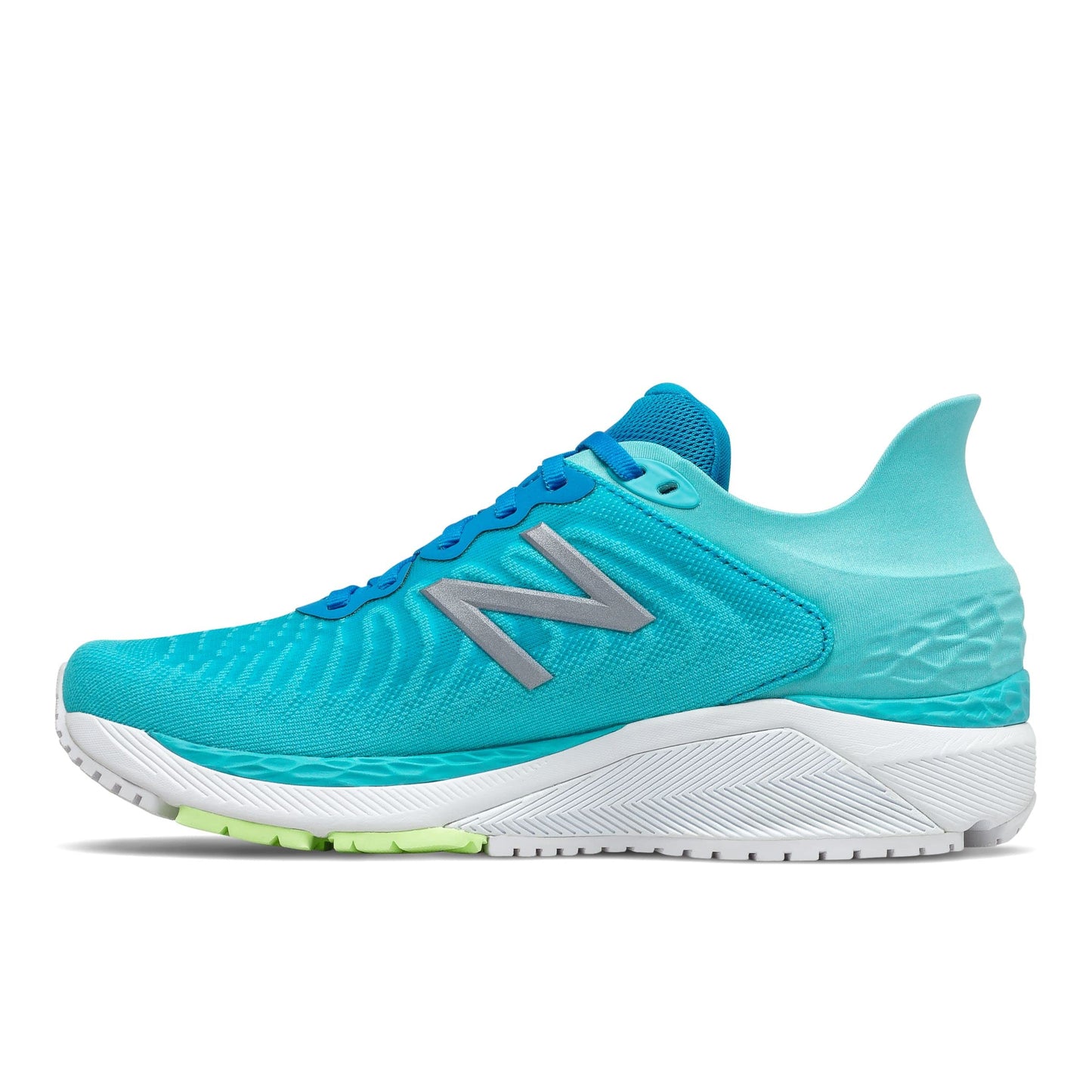 Tênis de corrida feminino New Balance 860 v11 Virtual Sky/Lime Glo, tamanho 6,5 B, médio, EUA