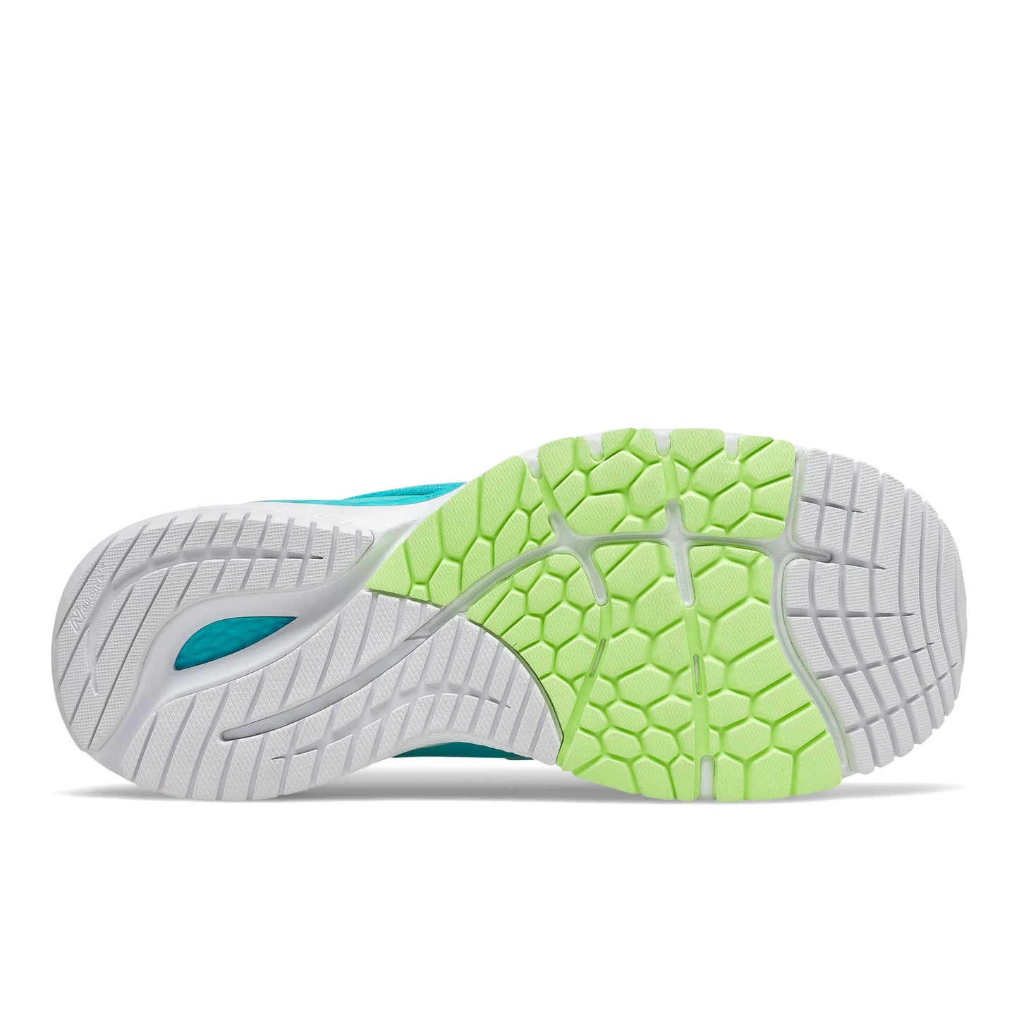 Tênis de corrida feminino New Balance 860 v11 Virtual Sky/Lime Glo, tamanho 6,5 B, médio, EUA