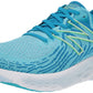 Tênis de corrida feminino New Balance 1080 V11 Virtual Sky/Lime, tamanho 6 D Wide, EUA