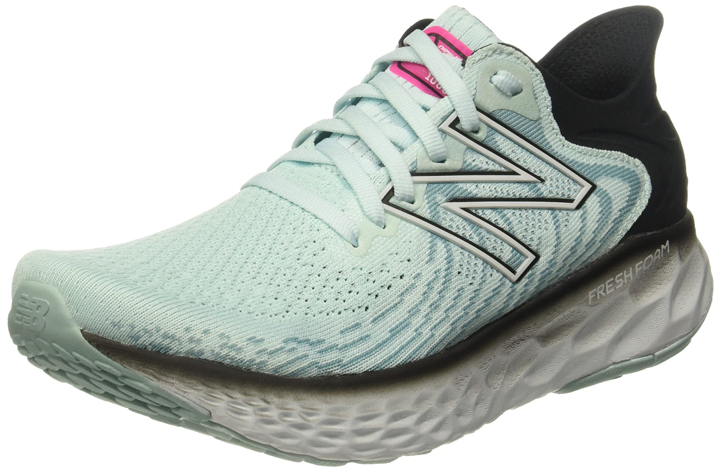 Tênis de corrida New Balance 1080 V11 feminino, azul, tamanho 11 B, médio, EUA