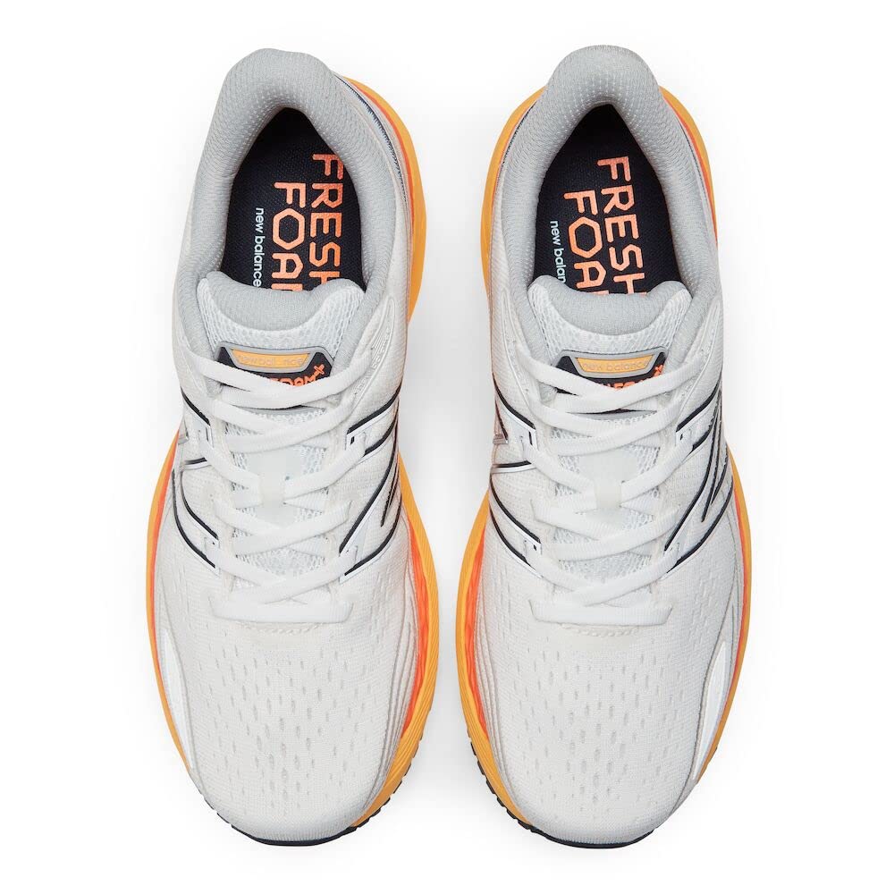Tênis de corrida masculino New Balance X 860 V12, branco/damasco, tamanho 11 D, médio, EUA