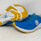Tênis de corrida feminino Topo Cyclone Sky/Gold tamanho 8 B médio EUA