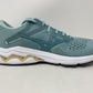 Tênis de corrida Mizuno Wave Inspire 17 feminino, azul-escuro/turquesa, tamanho 6 B, médio, EUA