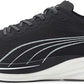 Tênis de corrida Puma Deviate Nitro masculino, preto